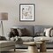 Stupell Industries Beige & White Peace Framed Print Under Glass, design by Lanie Loreth